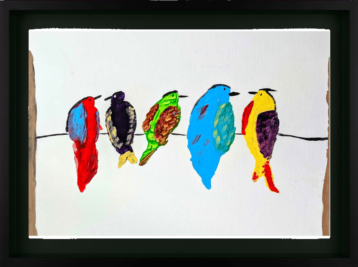 Chatter on the Wire by Canadian artist Mark Thompson